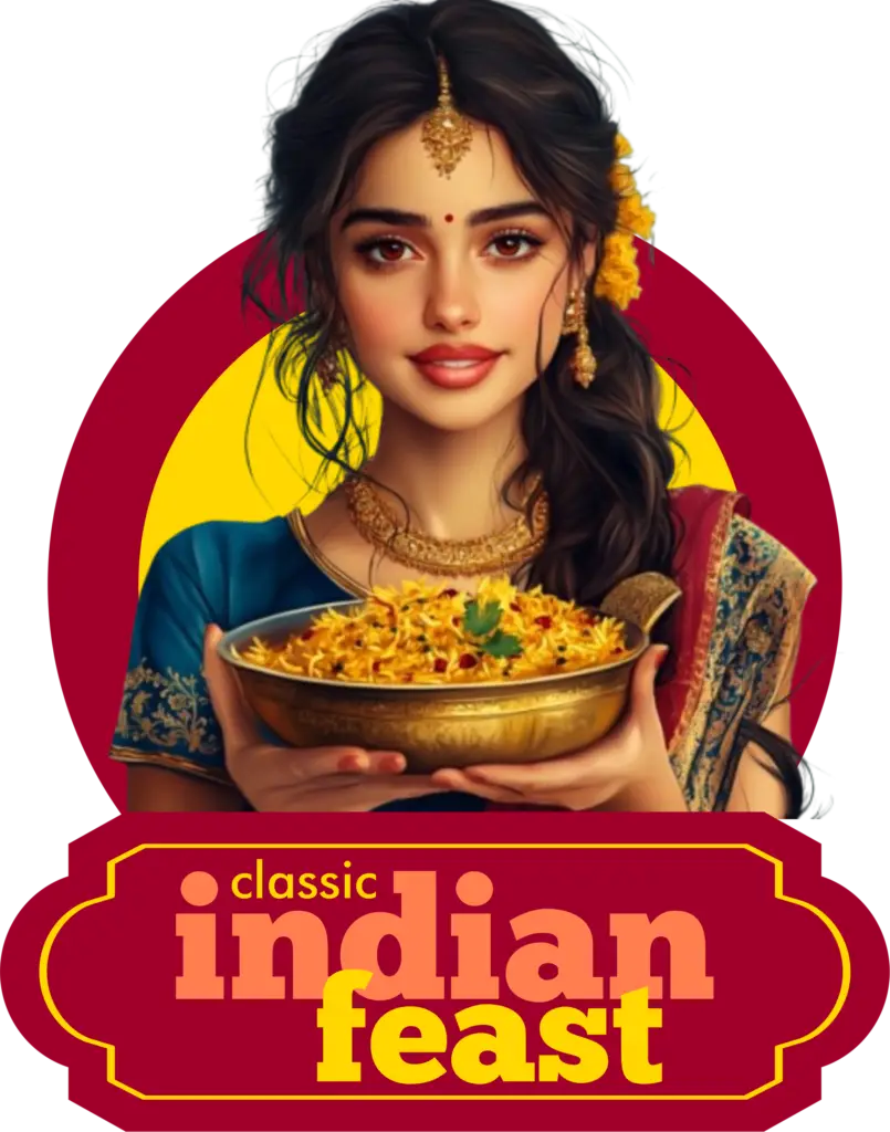Classic Indian feast